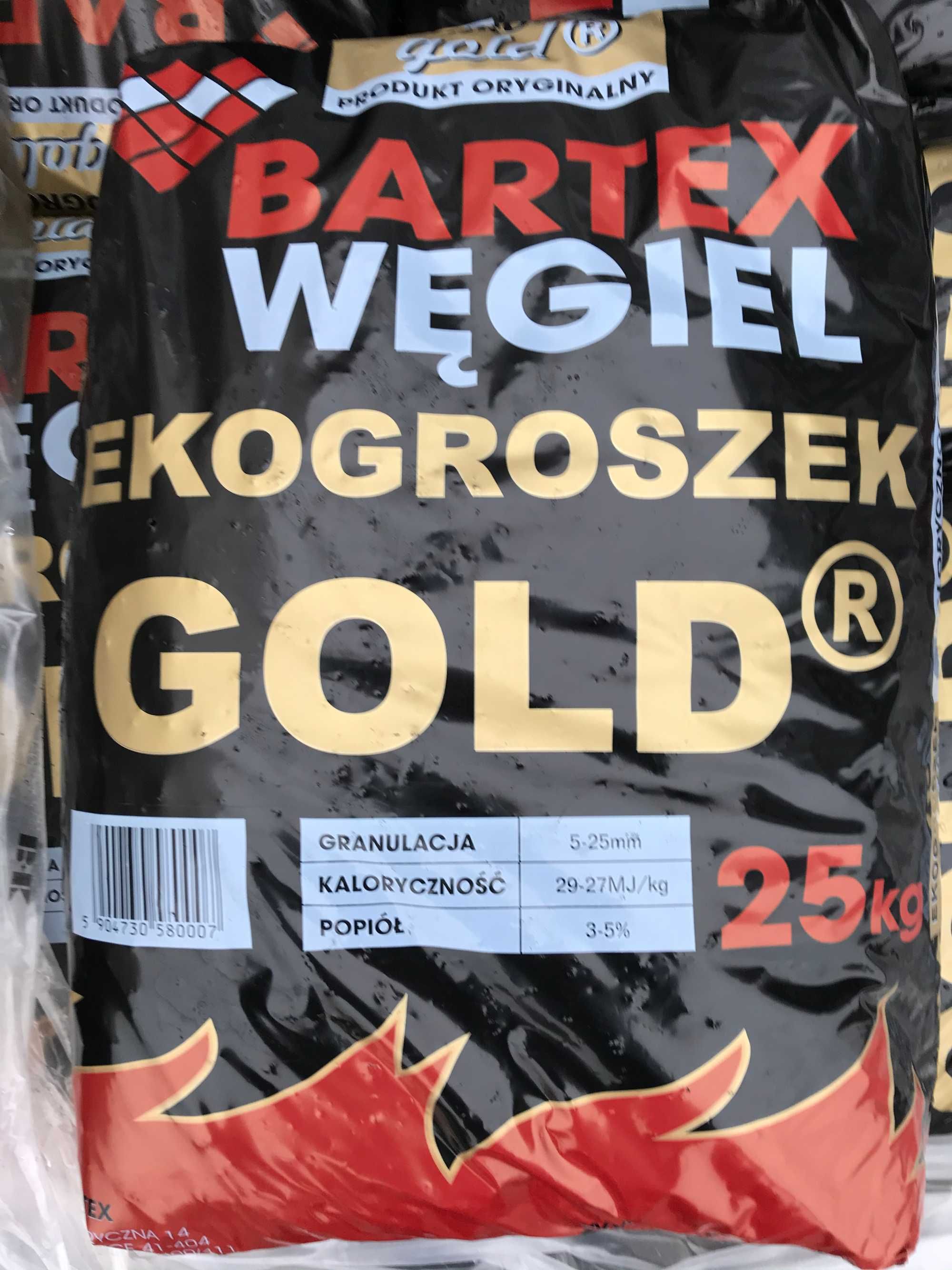 ekogroszek bartex gold polski Węgiel eko groszek orzech  wesoła miał
