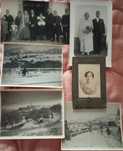 Vendo fotos antigas, de pessoas e imagens da época