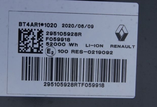 Батарея Renault Zoe 52 kWh