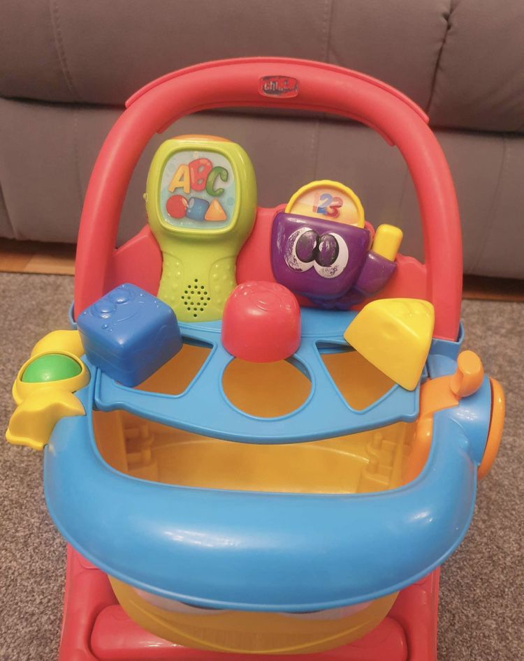 Chicco pchacz chodzik wesołe zakupy Chicco