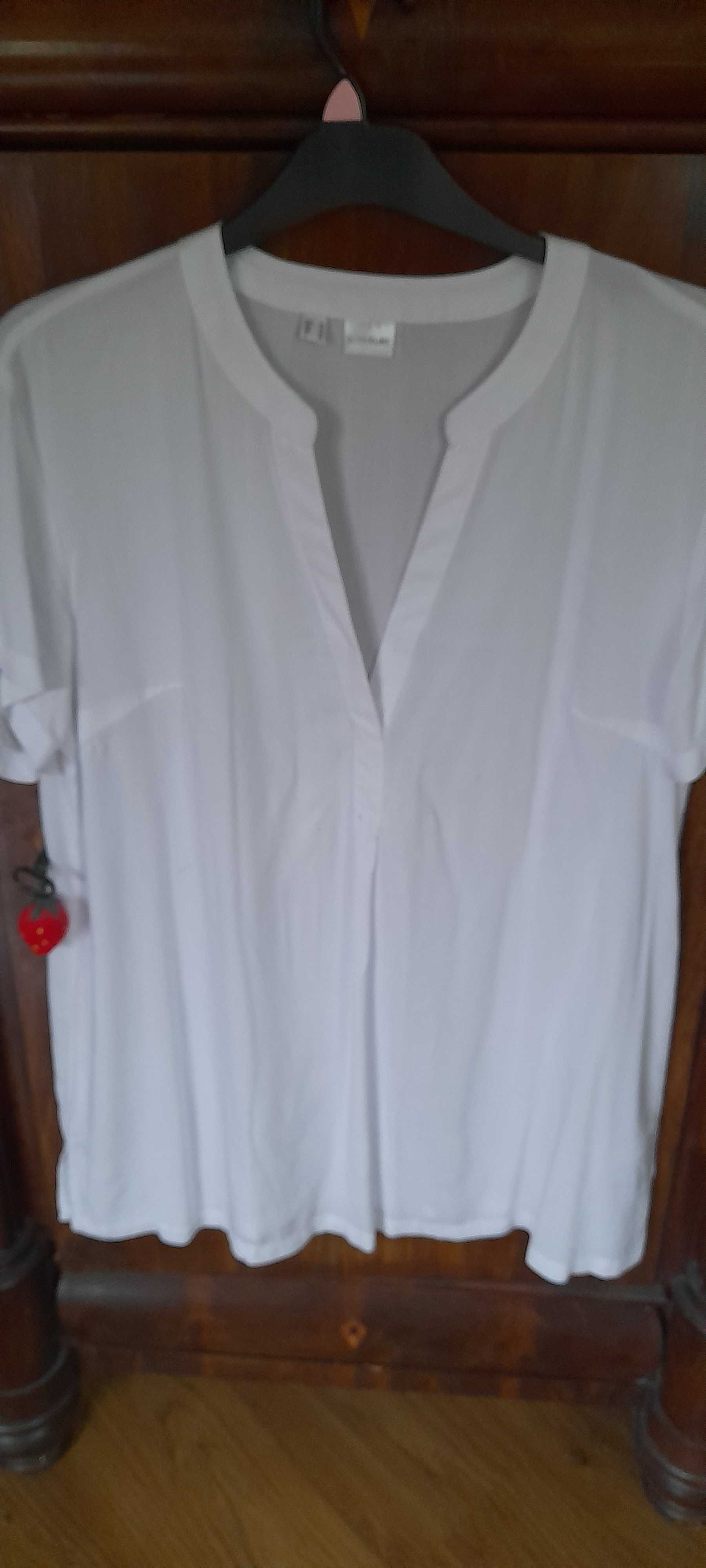 Bluzka biała elegancka r.42 bonprix