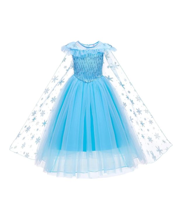 Kostium przebranie strój dziewczynka ELSA Elza Kraina Lodu 100 4 lata