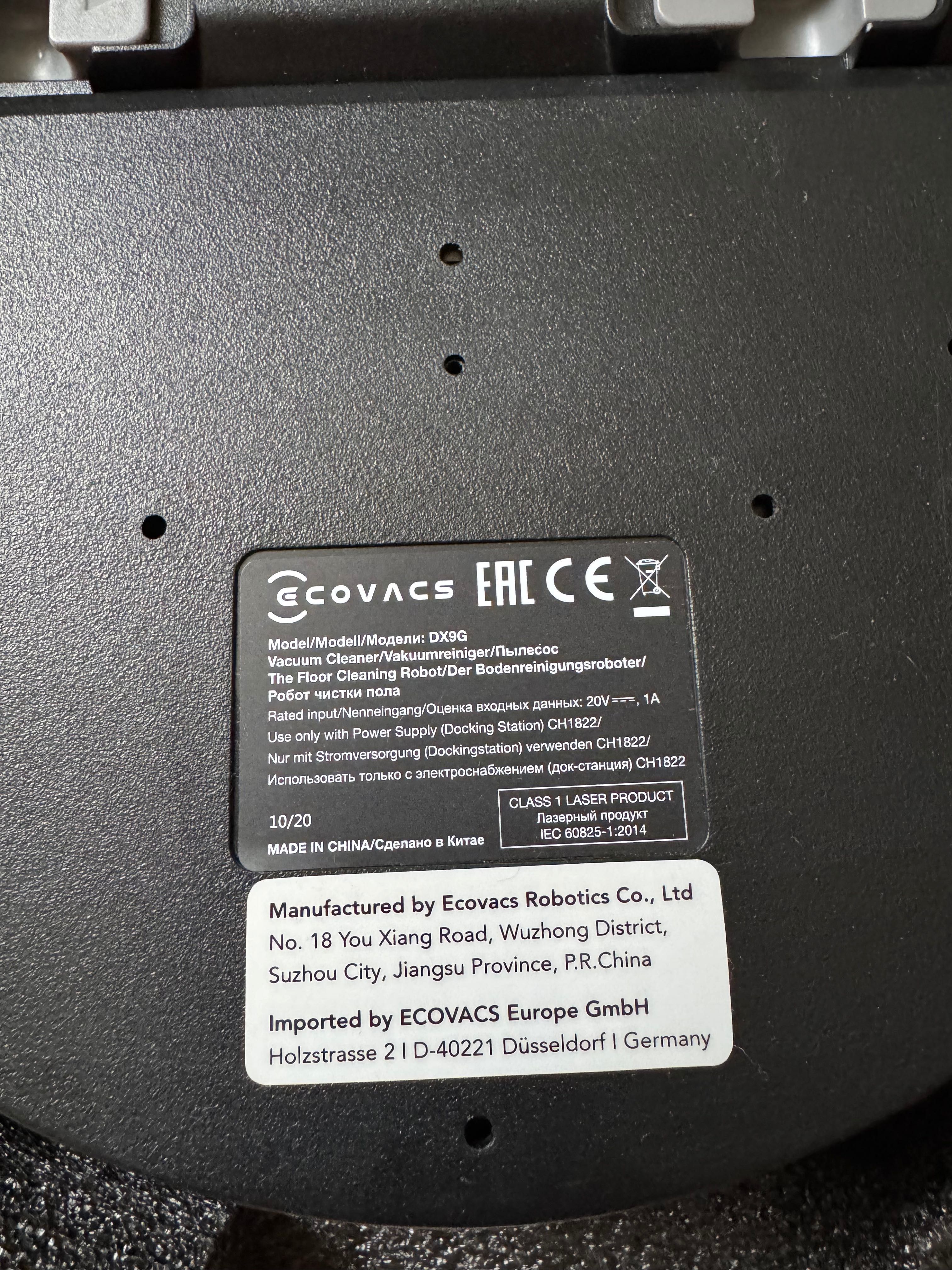 Робот-пилосос Ecovacs Deebot Ozmo 950 Black (DX9G)