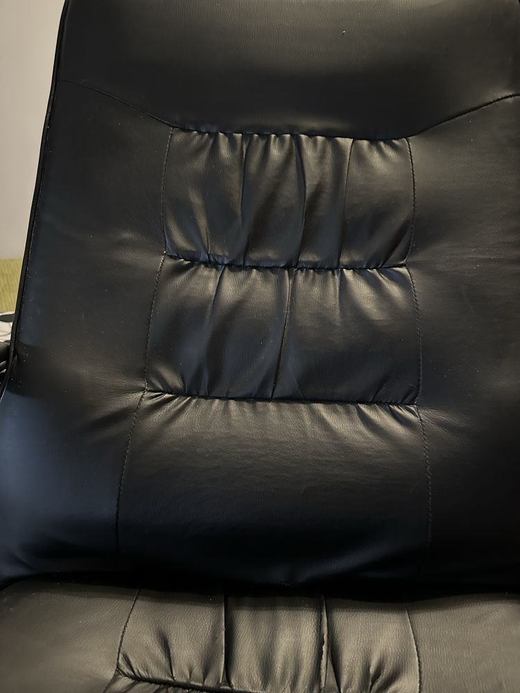 Fotel biurowy skórzany