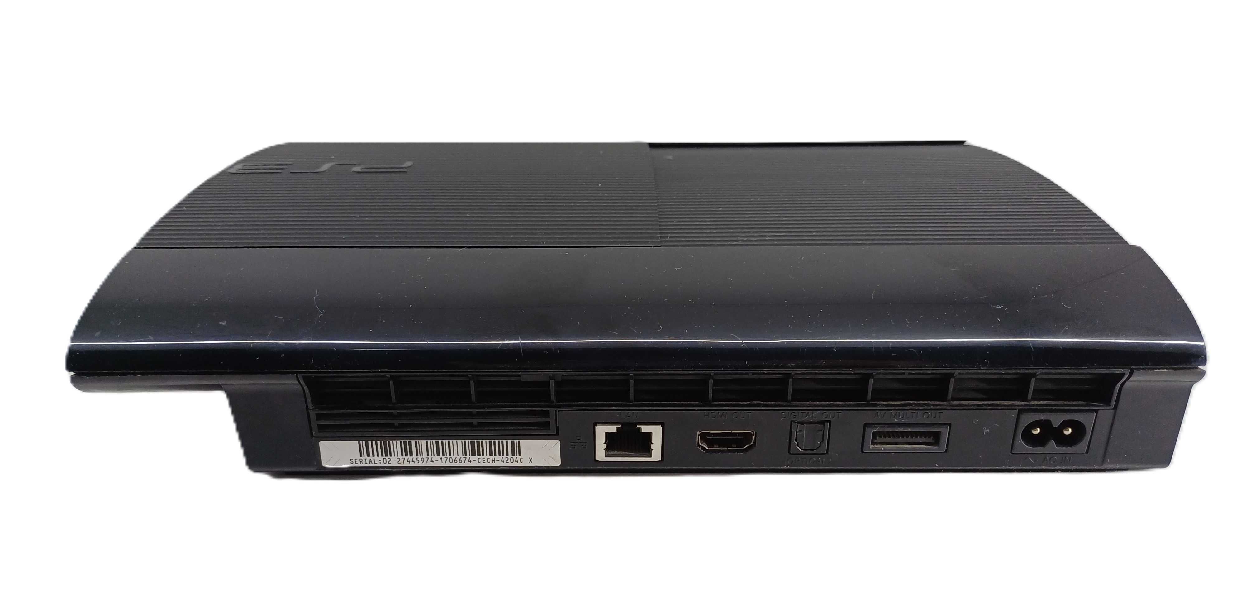 Konsola Sony PS3 Super Slim 500GB 2 PADY KABLE GRA