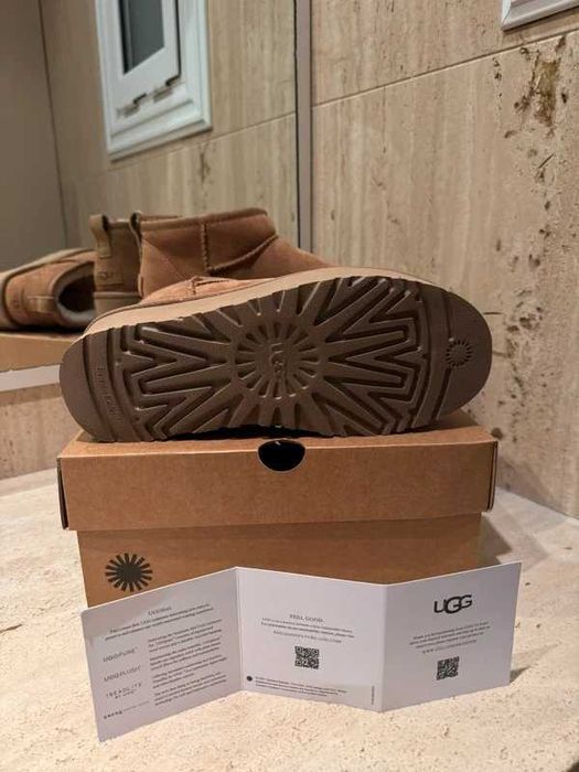 UGG Classic Ultra Mini Platform Boot Chestnut.38