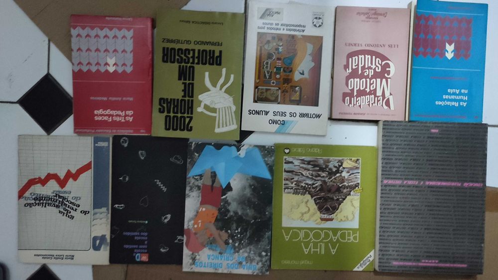 Lote 30 livros sobre Pedagogia