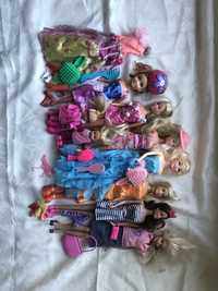 Zestaw lalek typu Barbie ksieznjczki dodatki ubranka