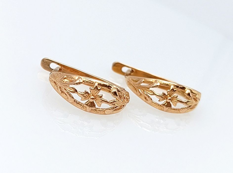 Золотые серьги 583 СССР