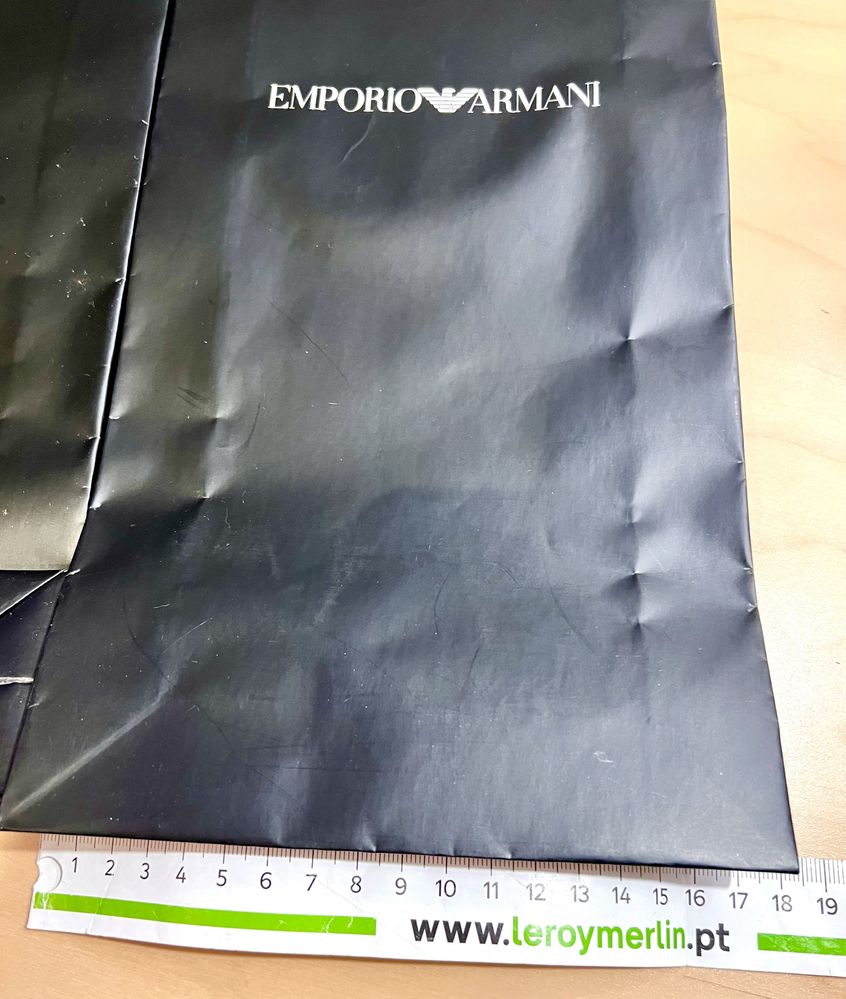 Sacos de papel Emporio Armani