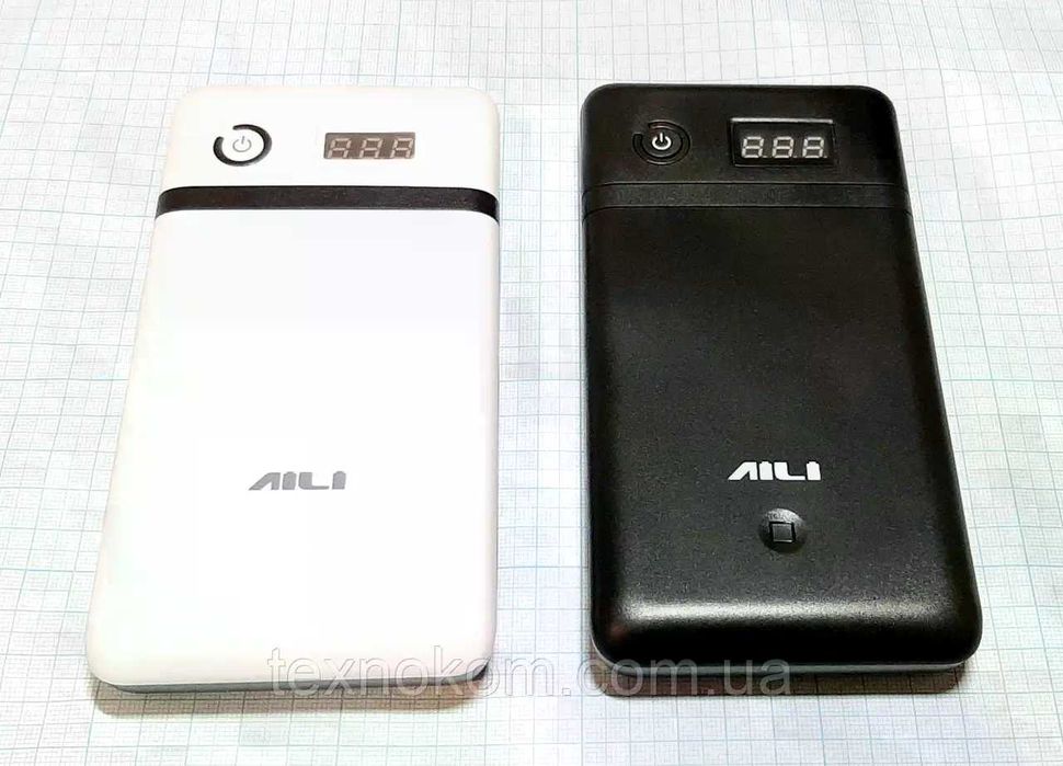 Павербанк для ноутбука, нетбука Power Bank 18650 AILI В зборі Чорний