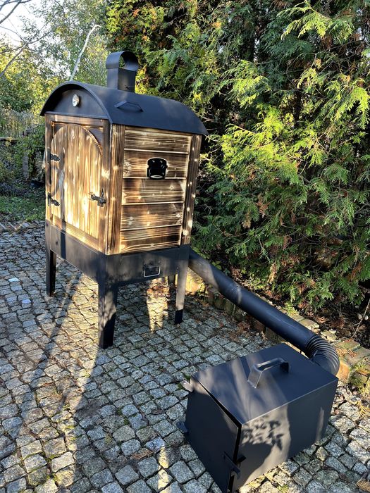 Wędzarnia Drewniana Ogrodowa PREMIUM 60 Opalana