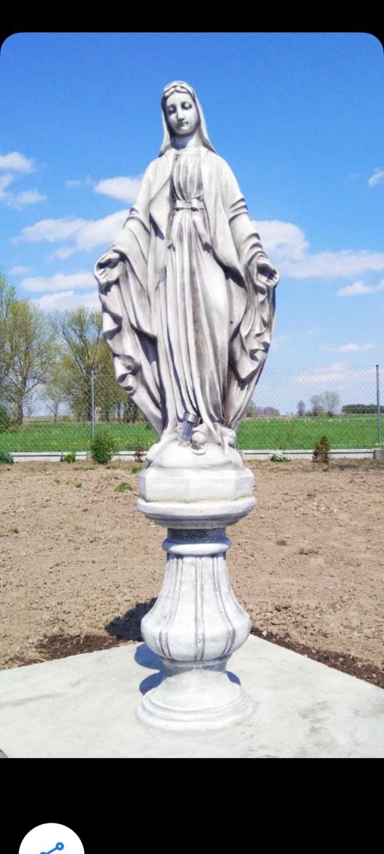 Matka Boska Niepokalana Maryja figura duża 115cm kolor złoty