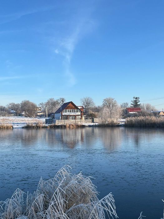 Будинок з каміном та терасою на березі озера,  РИБОЛОВЛЯ КОЛОНЩИНА