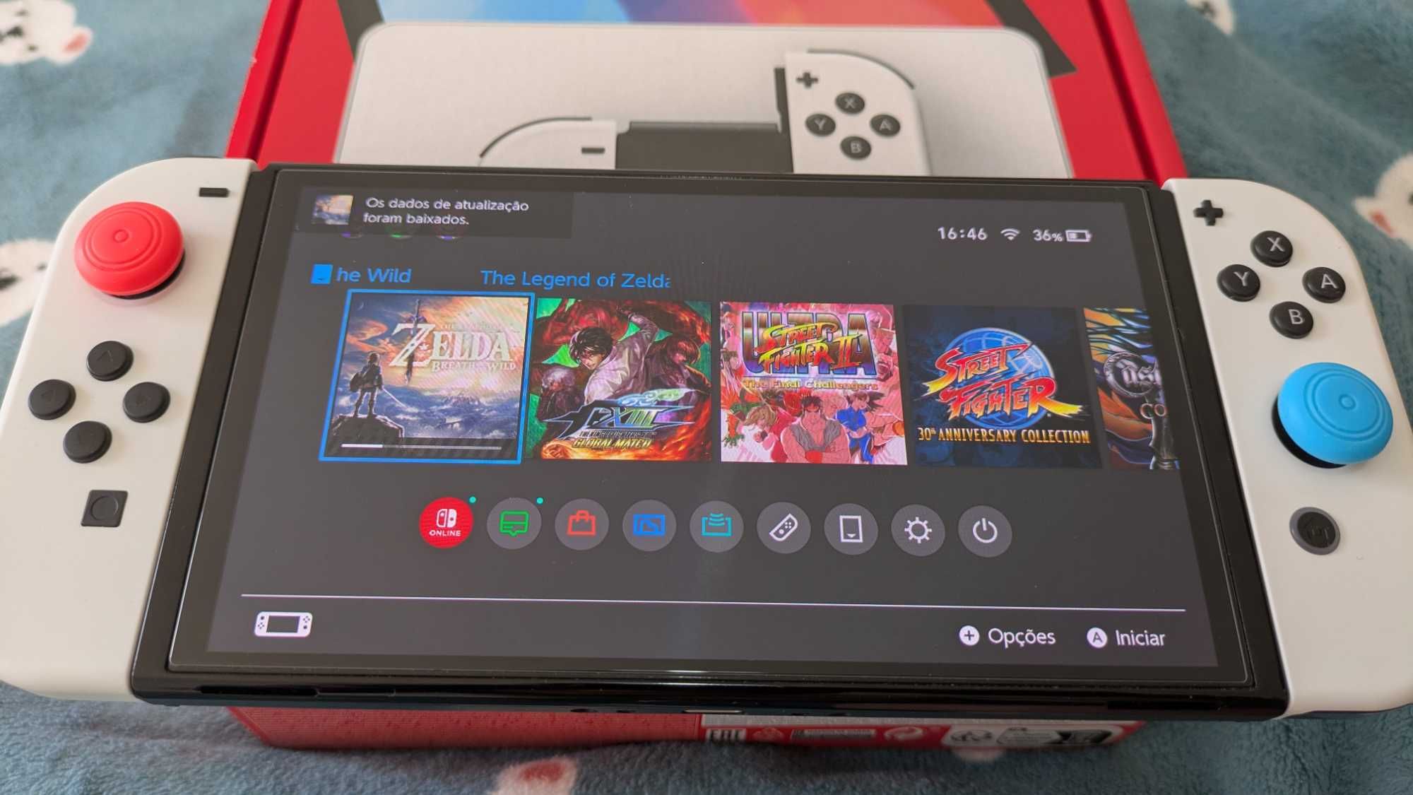 Nintendo switch oled branca