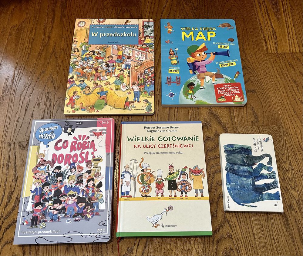 Pięć książek dla dziecka 3+