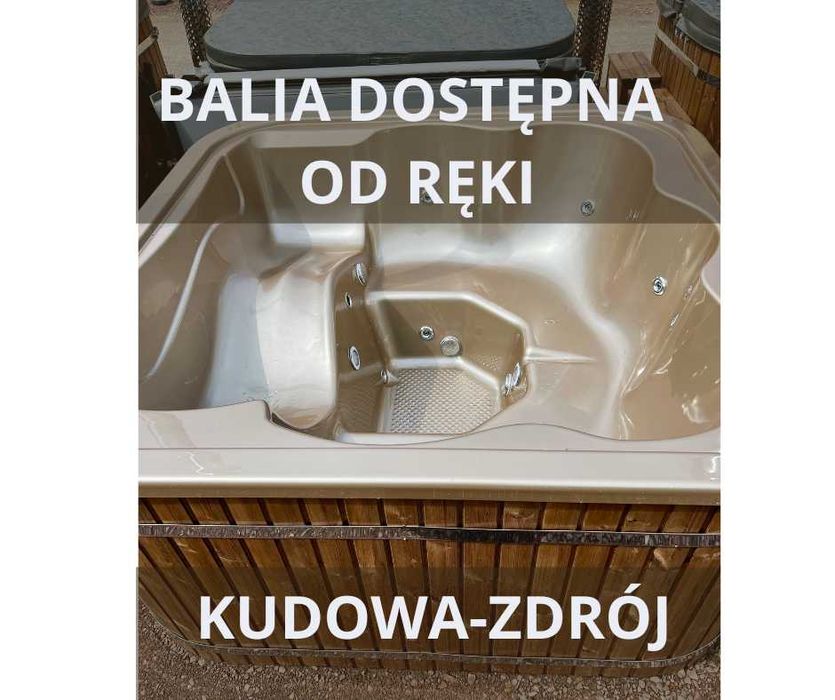 Balia Ogrodowa AKRYLOWA z miejscem leżącym złota perła