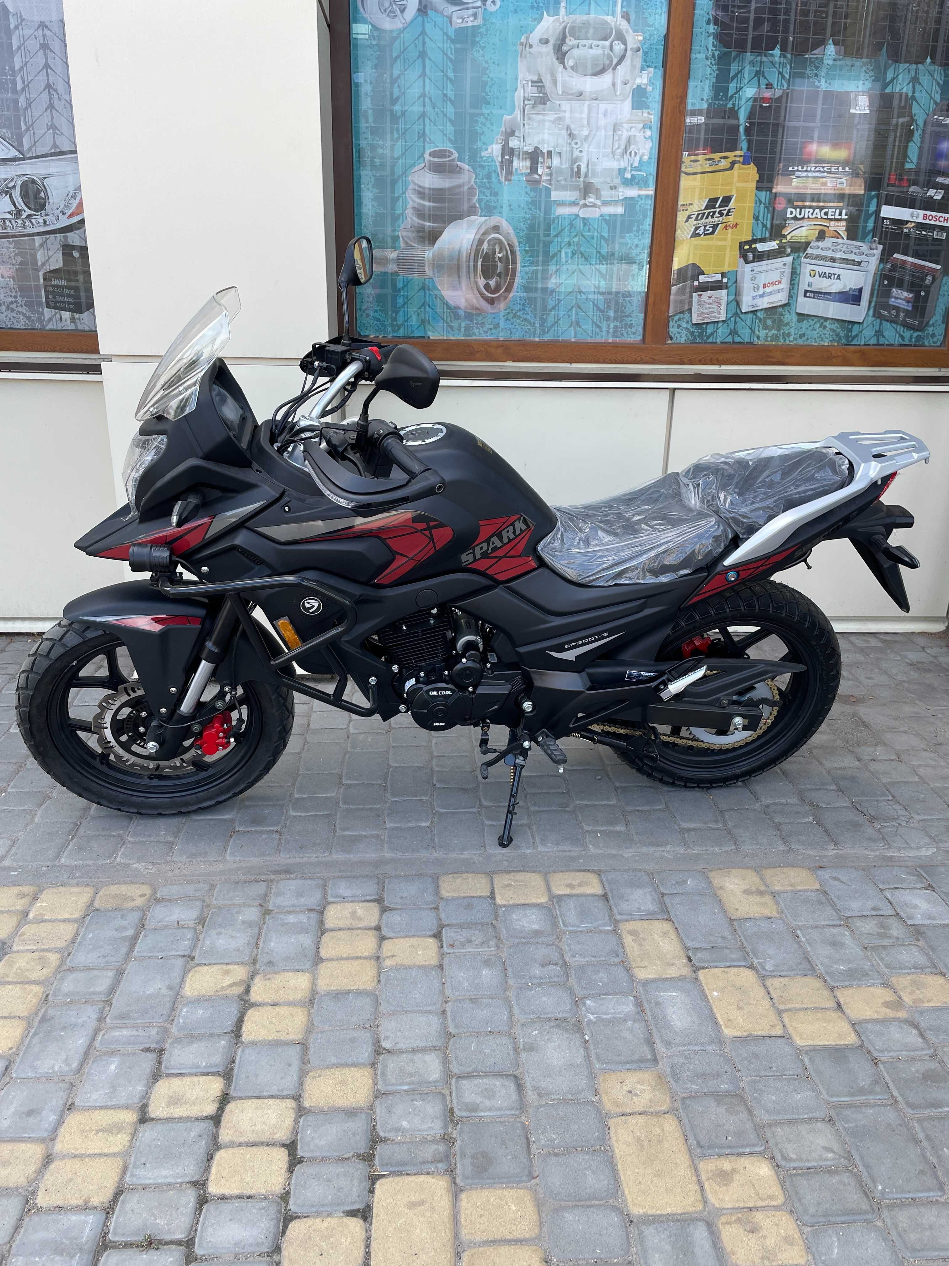 Мотоцикл Spark SP300T-5 (чорний матовий)