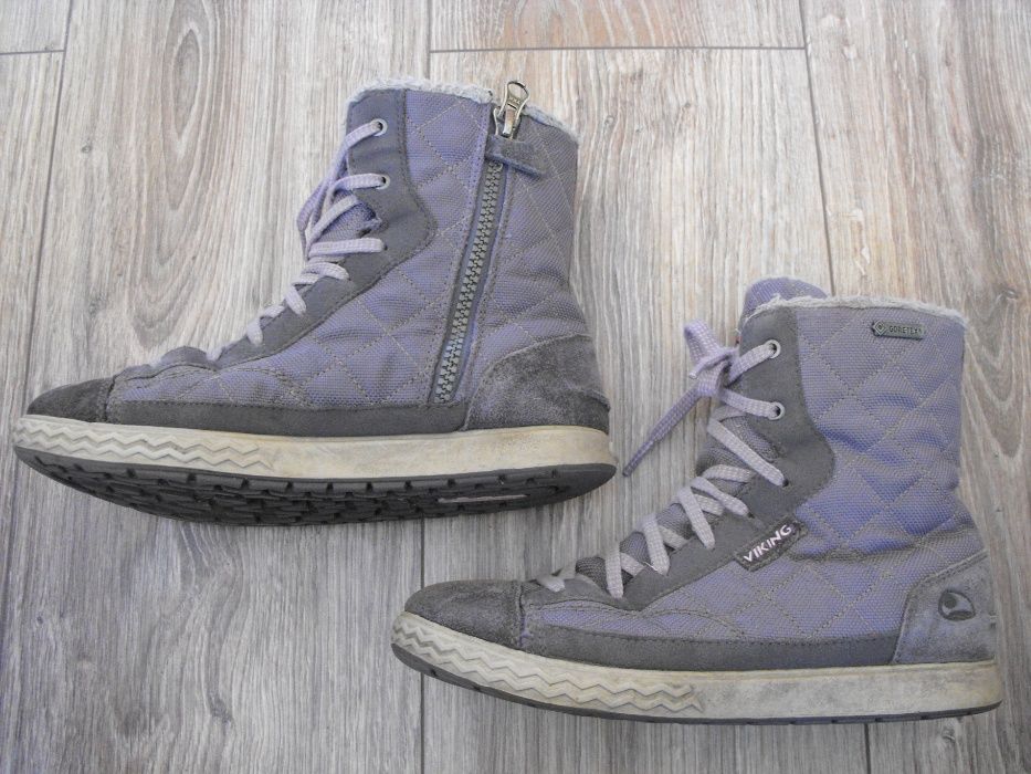 Buty VIKING GTX 35/36 22.5cm Skóra* wysokie ocieplane zimowe skórzane