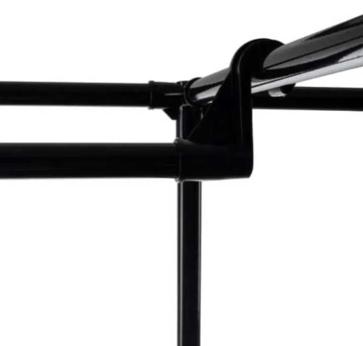 Вішалка підлогова стійка для одягу Simple Coat Rack Double Row