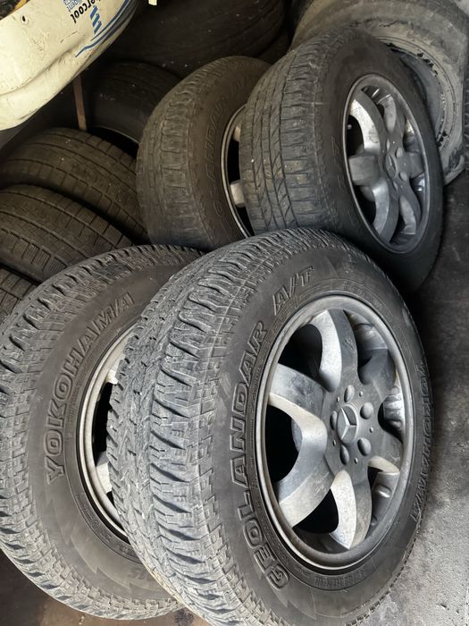 Продам 4 диски з резиною ML w163 5/122/17