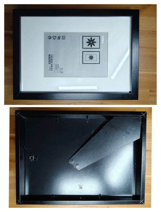 Zestaw 6 ramek IKEA RIBBA – czarne