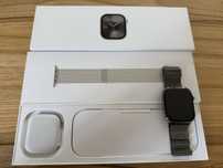 Apple Warch 10 46mm tytan naturalny bransoleta mediolanska gwarancja