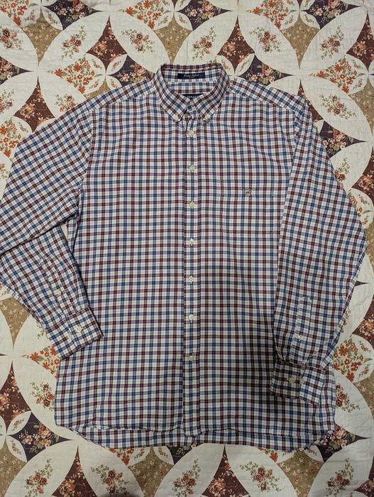 Мужская рубашка с длинным рукавом Gant, размер L