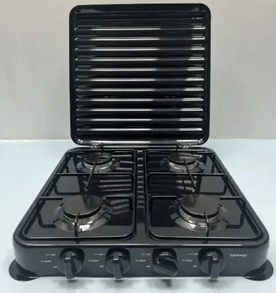 Газовая плита на 4 конфорки / таганок для баллонного газа под баллон