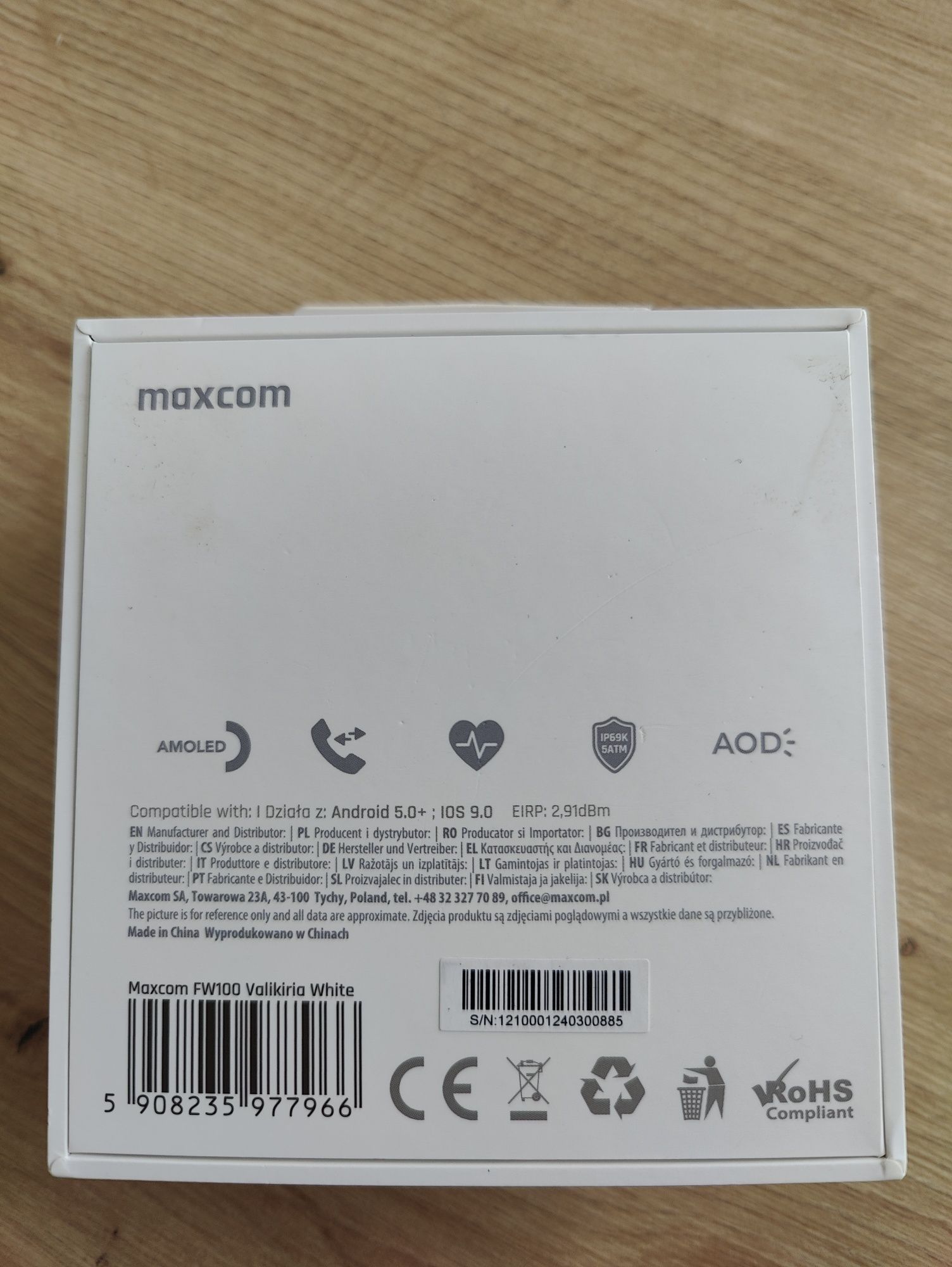 Smartwatch Maxcom Titan Valkiria NOWY