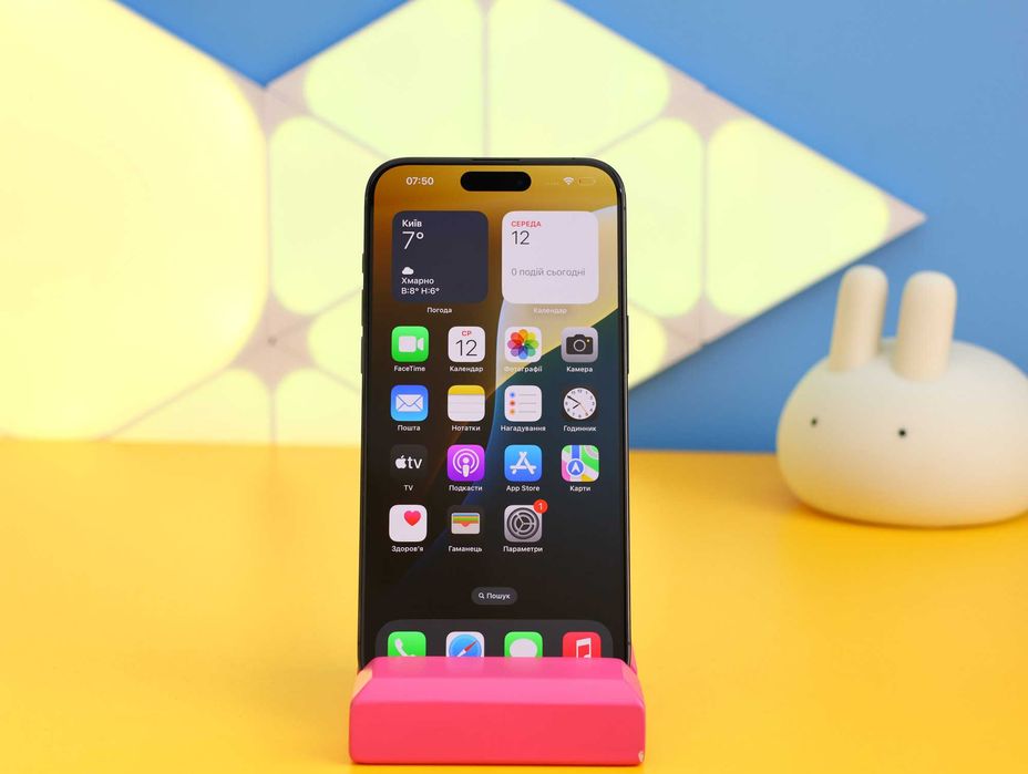 Смартфон Apple iPhone 15 Pro Max 256GB Black (150843) Б/У З ГАРАНТІЄЮ