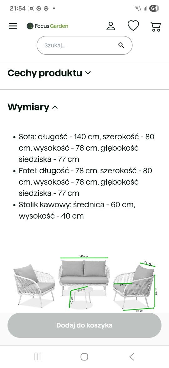 Sprzedam kompl wypoczynkowy