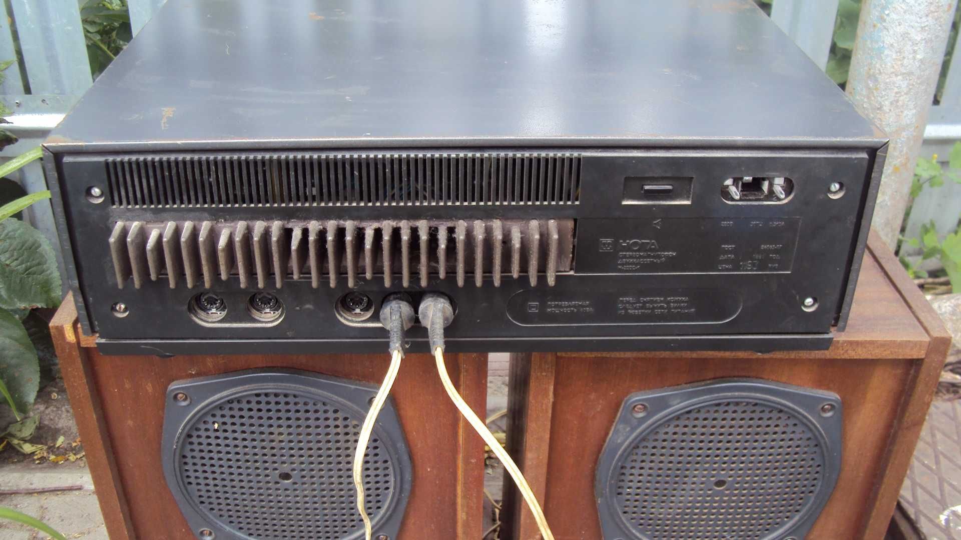 НОТА М-220С кассетный магнитофон с колонками 3ас-303