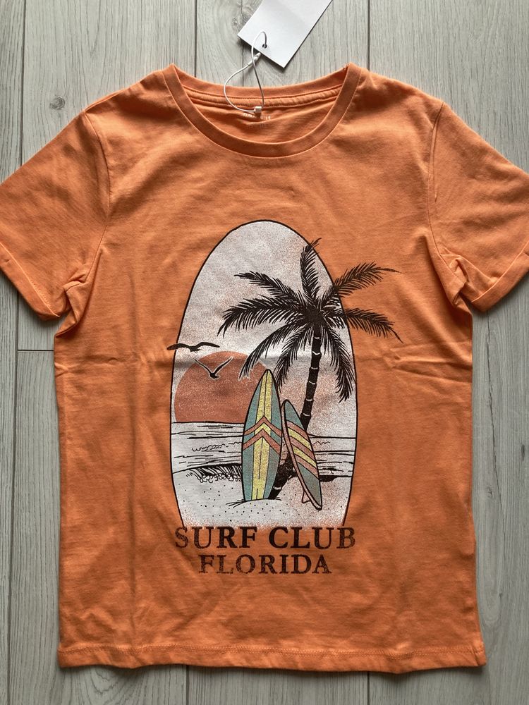 Florida bluzka chłopięca r. 134 - 140 koszulka t-shirt NAME IT