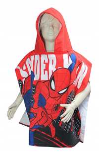 Spiderman Marvel ponczo kąpielowe ręcznik dla dziecka na basen Lato