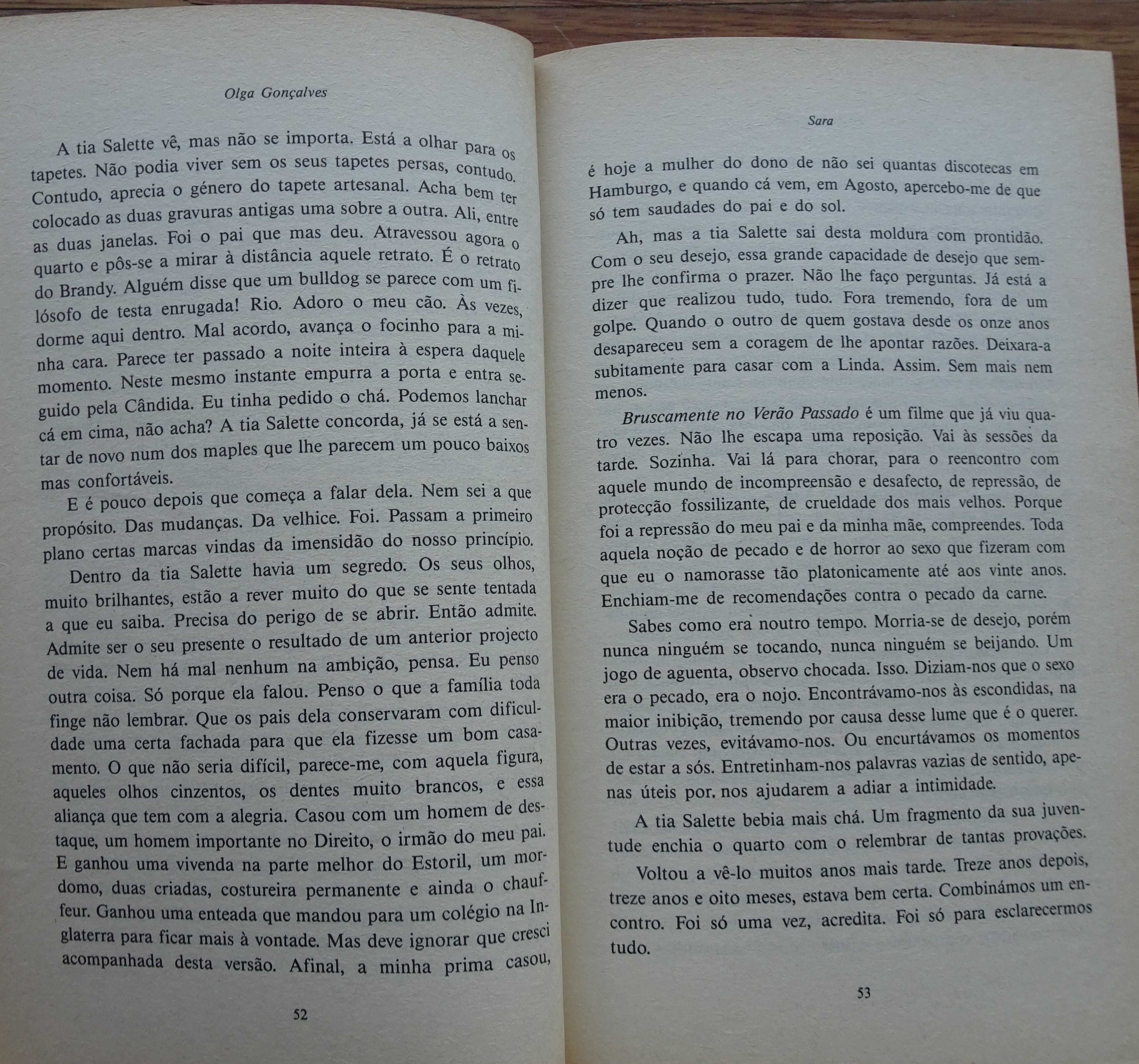 Sara de Olga Gonçalves - 1º Edição 1986