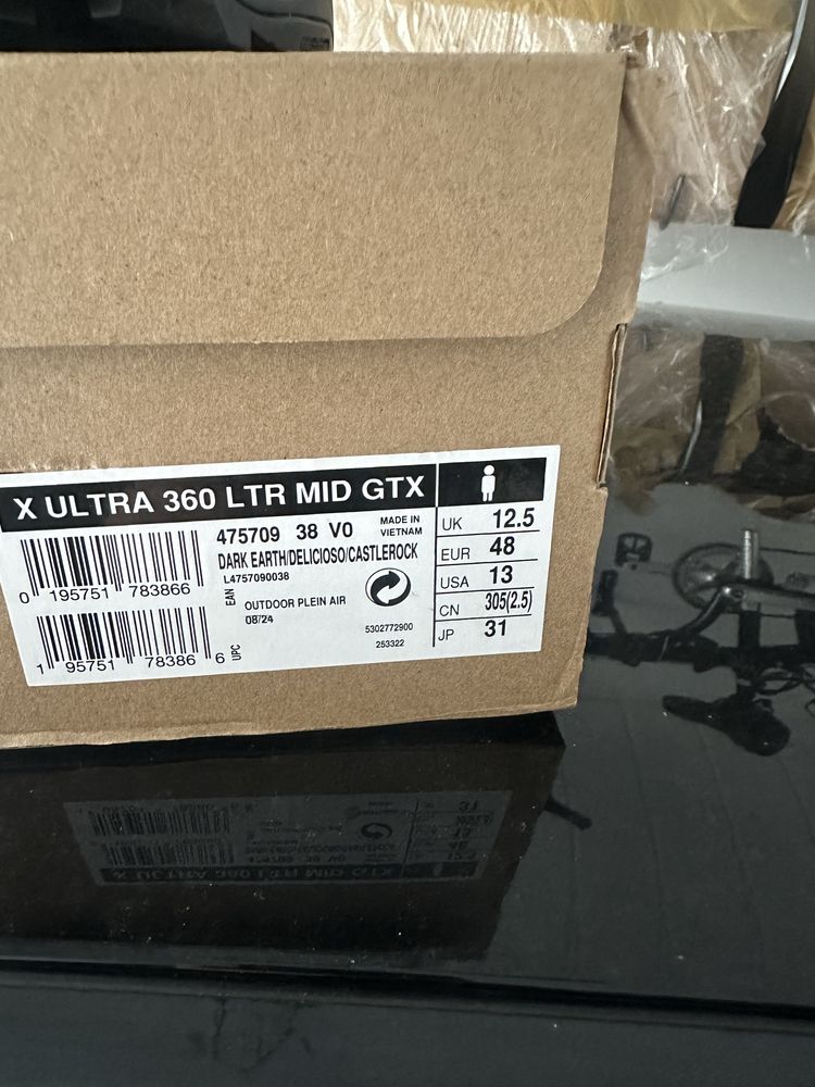 Salomon X  Ultra 360 Ltr Mid Gtx Gora -Tex Dark NOWE