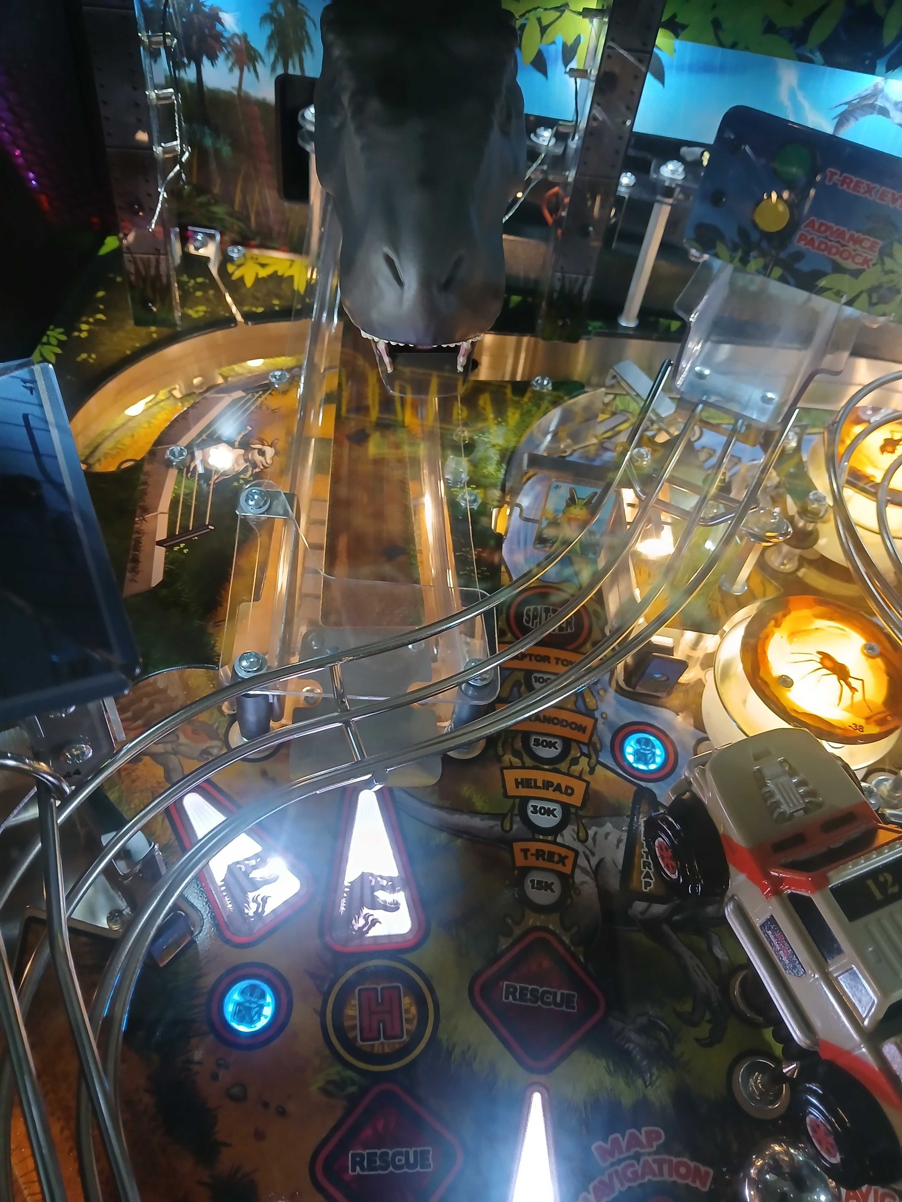 Flipper Fliper Pinball Jurassic Park Pro Jak Nowy