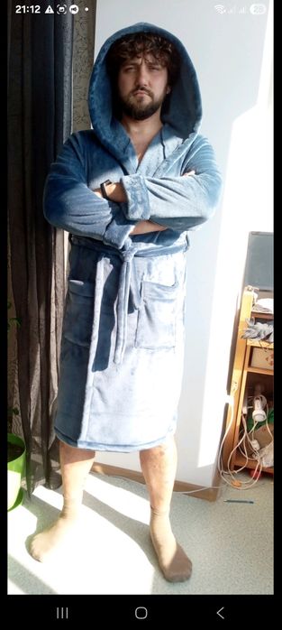 М'який і теплий чоловічий халат