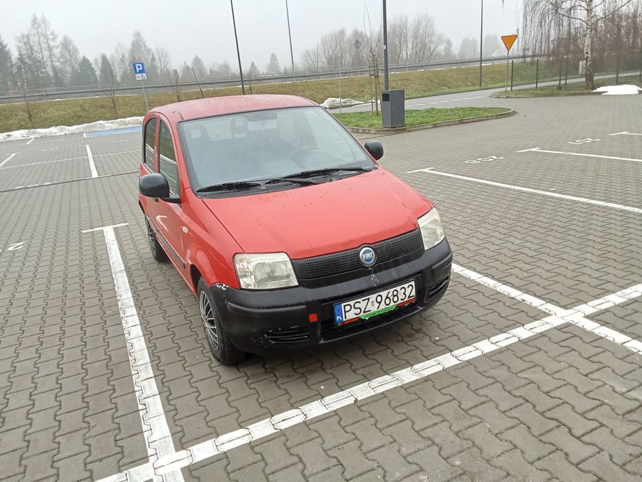 Fiat Panda II czerwony