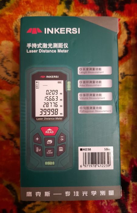 лазерна рулетка Inkersi KE50
(Рулетка) Inkersi KE50(Рулетка) Inkersi K
