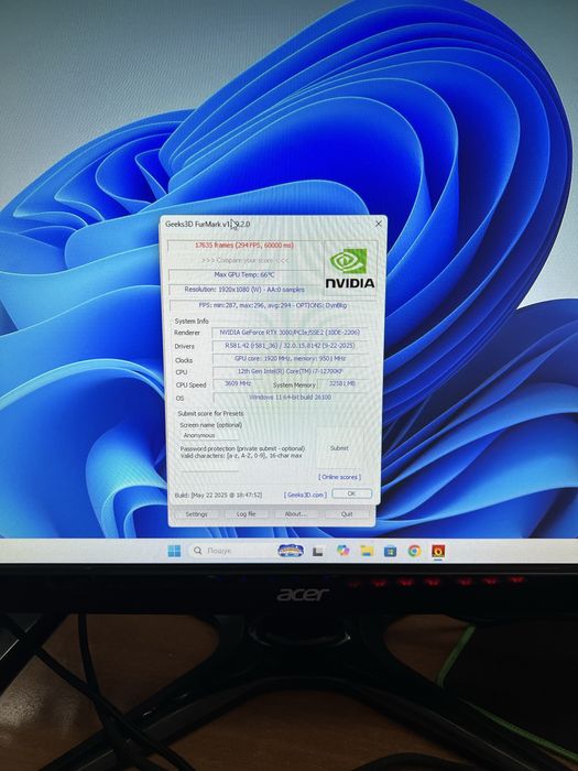 Відеокарта RTX 3080 Founder Edition ( Ідеал)