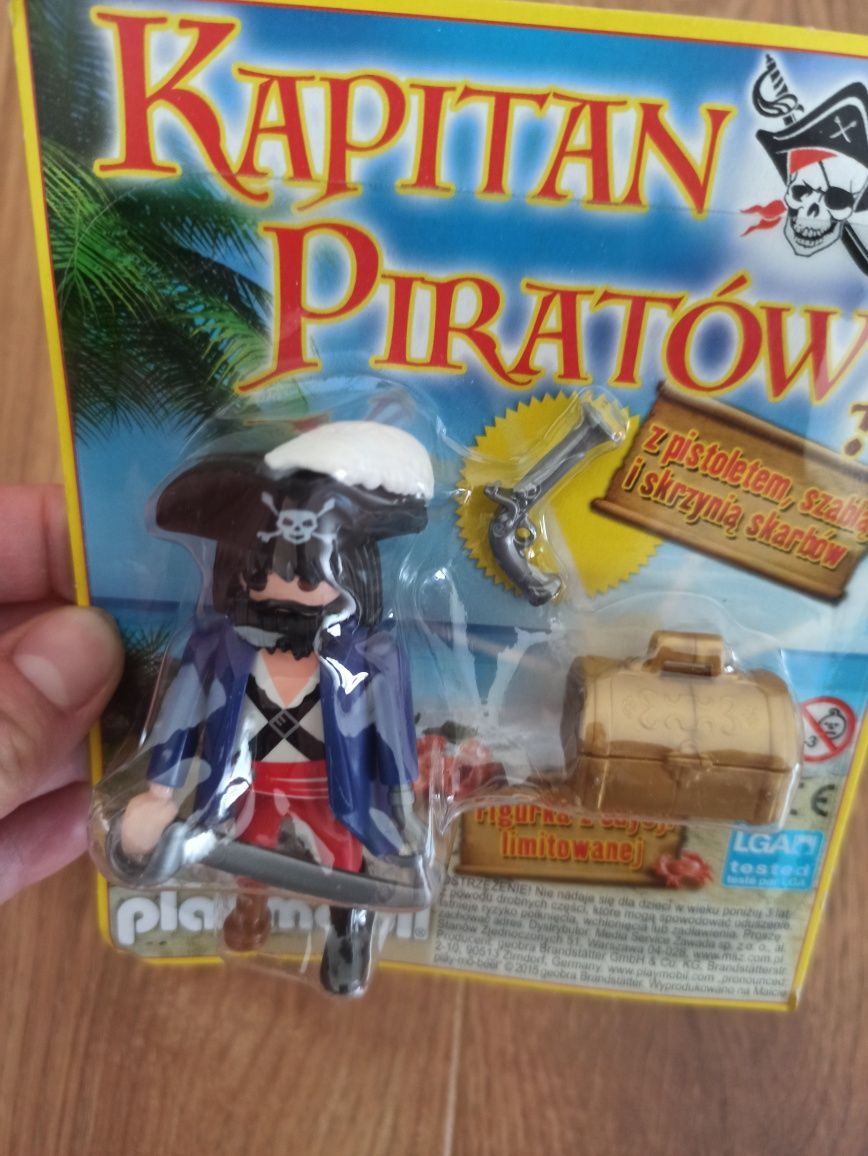 Playmobil kapitan piratów nowy