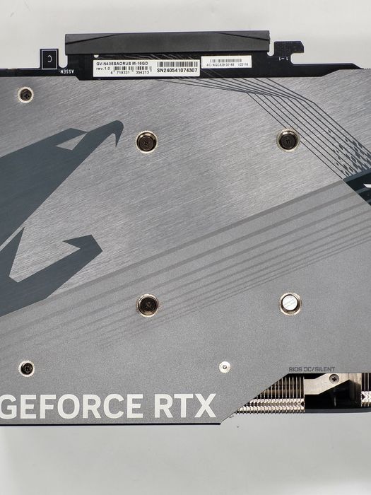 Відеокарта Gigabyte RTX 4080 Super Aorus Master 16GB GDDR6X (256bit)