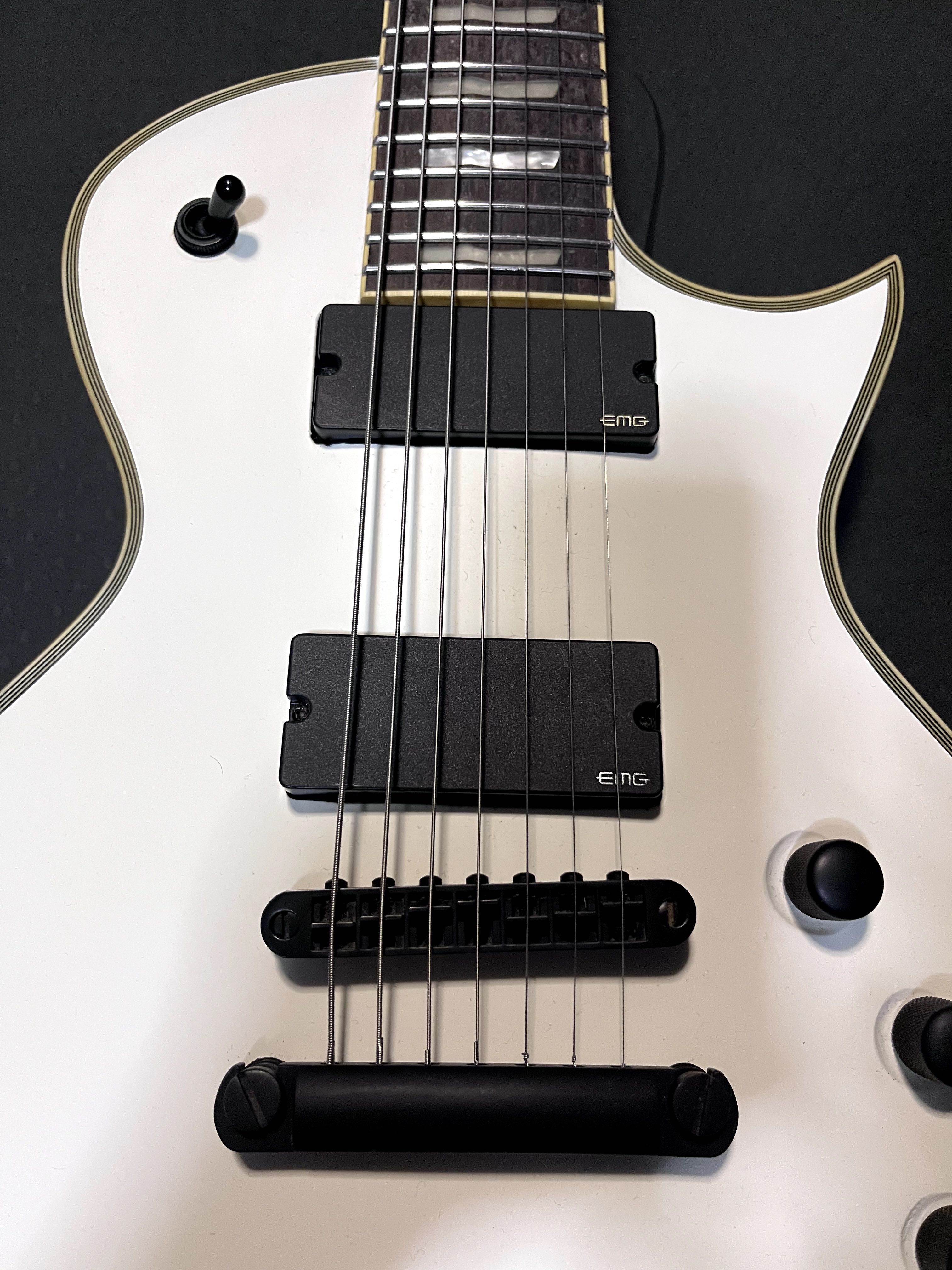 ESP LTD EC-407 Snow White