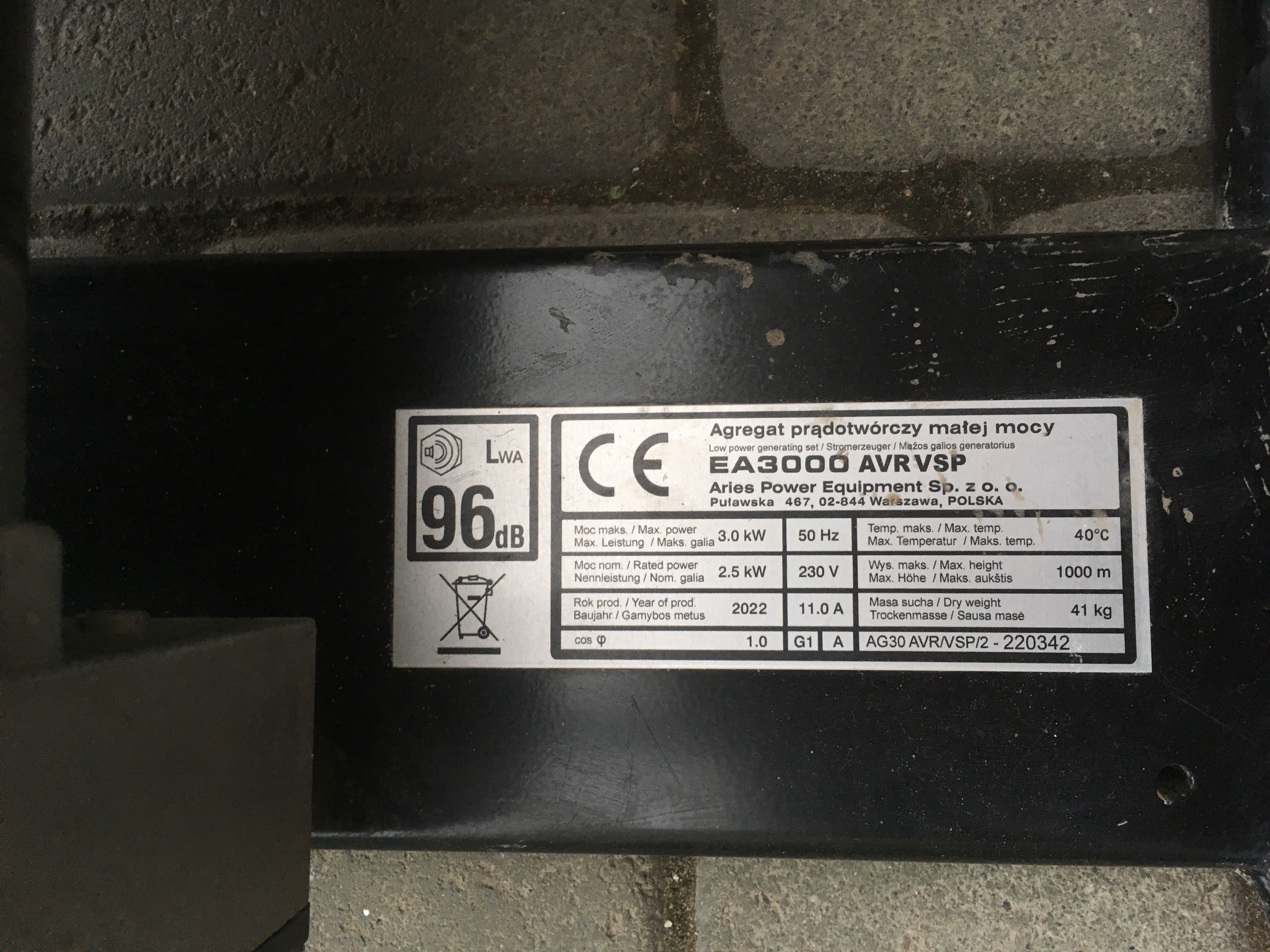 Генератор бензиновий generator honda EA3000 AVR VSP оригінал хонда