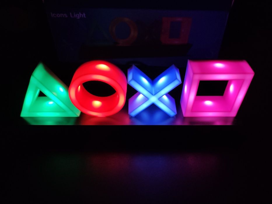 Светильник лампа PlayStation Icons Light