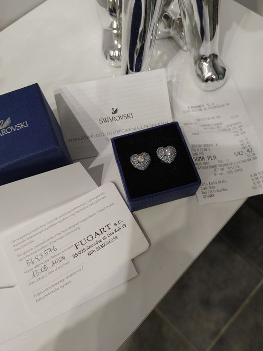 Kolczyki Swarovski Hyperbola oryginał