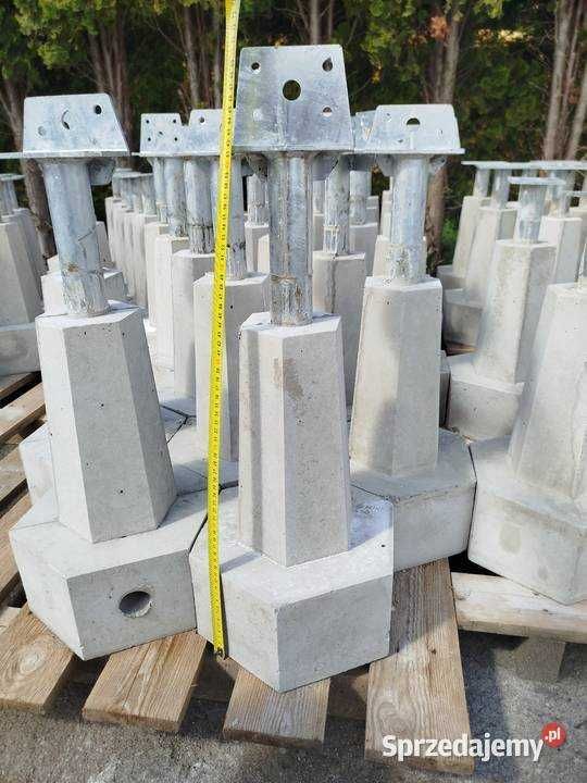Stopa żelbetowa kotwa betonowa tarasy na legarach małe domki pergole
