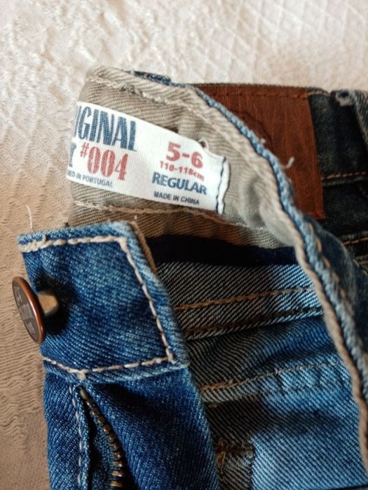 Lote de manga comprida e calças de gangarapaz 5/6 anos, portes incluí